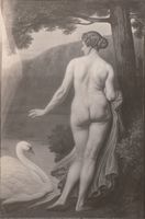 Nu avec cygne - s.d.