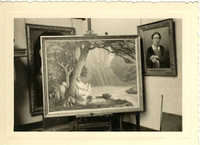 Orphée, photo dans l'atelier